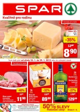 Interspar nabdka Spar od 23.1.2013, strana 1 