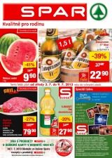 Interspar nabdka Spar od 3.7.2013, strana 1 