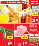 Interspar letky, strana 1 