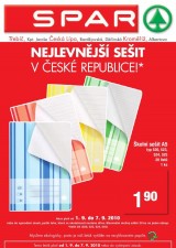 Interspar aktuln letk, strana 1 